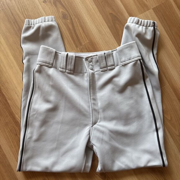 Mizuno Men's Premier Pro Piped Baseball/Softball Pants G2 Gray/Black  Sz Medium - Picture 2 of 9